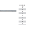 komplet kluczy imbusowych 8szt tab