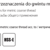 Narzynka DIN-EN 22568 opis FENES